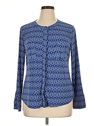 Dana Buchman Long Sleeve Blouse (view 1)
