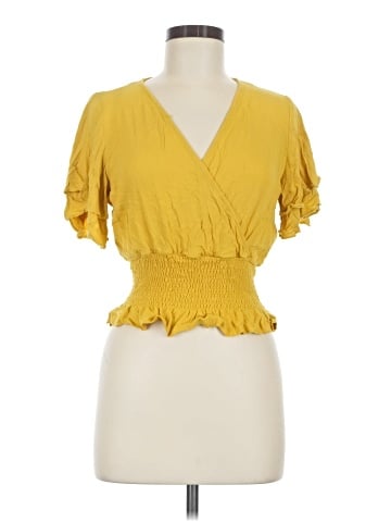 Lulus Short Sleeve Blouse (view 1)
