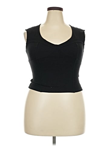 Aqua Sleeveless Top (view 1)