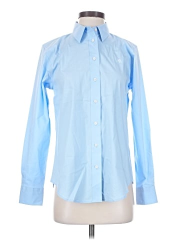 Lauren by Ralph Lauren Long Sleeve Button-Down Shirt (view 1)