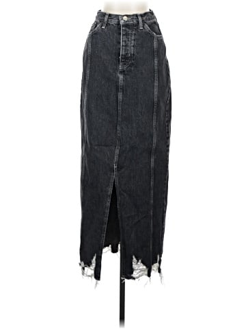 Topshop Denim Skirt (view 1)