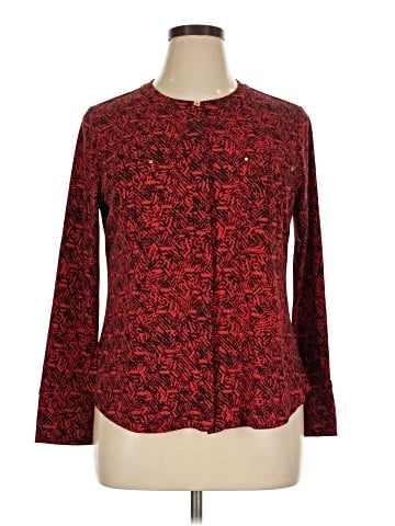 Dana Buchman Long Sleeve Blouse (view 1)
