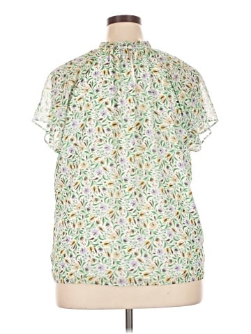 Ann Taylor Short Sleeve Blouse (view 2)