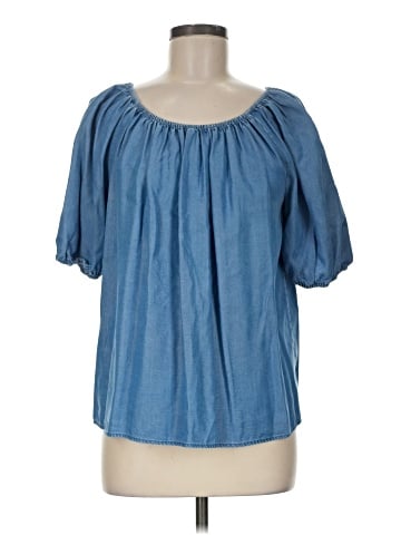 Ann Taylor LOFT Short Sleeve Blouse (view 1)
