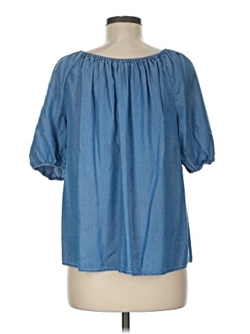 Ann Taylor LOFT Short Sleeve Blouse (view 2)