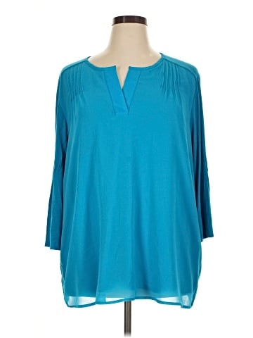 Calvin Klein 3/4 Sleeve Blouse (view 1)