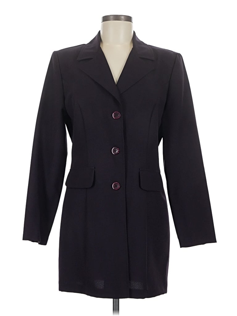 Pre-owned Assorted Brands Blazer Jacket In Black