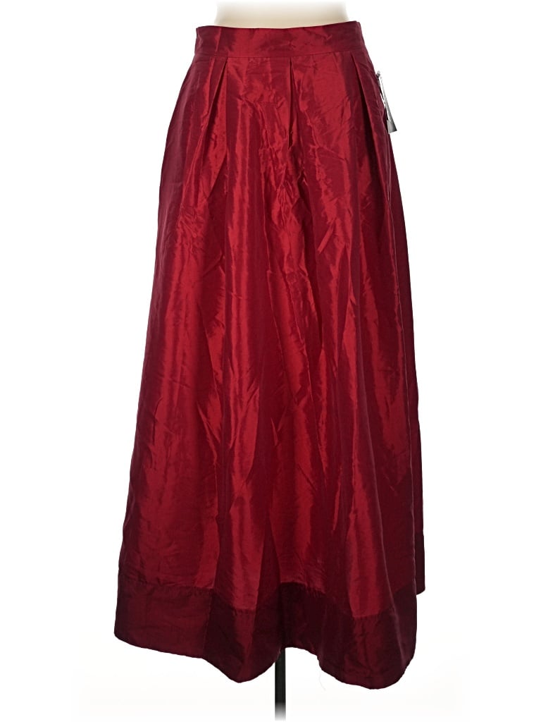 Pre-owned Sangria Formal Skirt In Burgundy