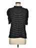CeCe Polka Dots Black Short Sleeve Blouse Size M - photo 1