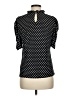 CeCe Polka Dots Black Short Sleeve Blouse Size M - photo 2
