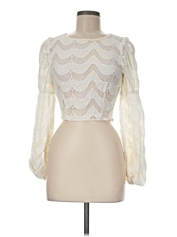 Topshop Long Sleeve Blouse (view 1)