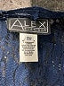 Alex Evenings 100% Polyester Blue Jacket Size 18 - photo 6