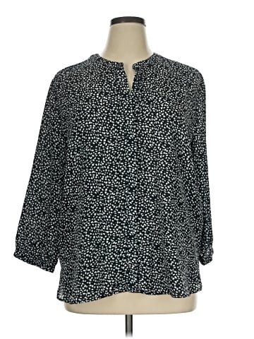 Jachs Girlfriend 3/4 Sleeve Blouse (view 1)