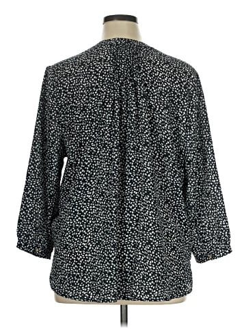 Jachs Girlfriend 3/4 Sleeve Blouse (view 2)