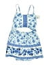 Lands' End Blue Two Piece Swimsuit Size 4 - photo 1
