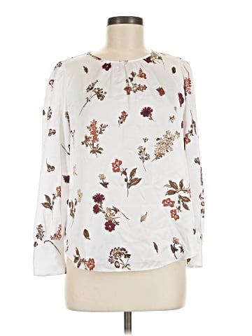 Ann Taylor Factory Long Sleeve Blouse (view 1)