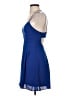 Express 100% Polyester Solid Blue Cocktail Dress Size 0 - photo 5
