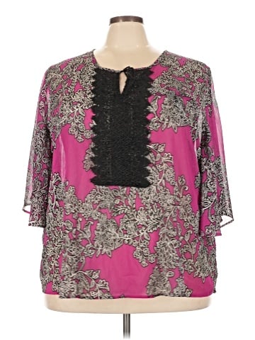 Catherines 3/4 Sleeve Blouse (view 1)
