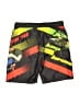Nintendo 100% Polyester Graphic Black Board Shorts Size 6 - 7 - photo 2