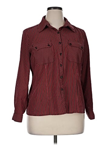Elementz Long Sleeve Button-Down Shirt (view 1)
