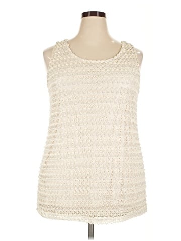 Roz & Ali Sleeveless Blouse (view 1)
