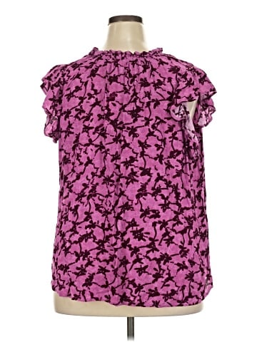 Terra & Sky Short Sleeve Blouse (view 2)
