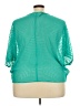 Bisou Bisou 100% Polyester Teal 3/4 Sleeve Blouse Size 2X - photo 2