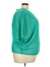 Bisou Bisou 100% Polyester Teal 3/4 Sleeve Blouse Size 2X - photo 4