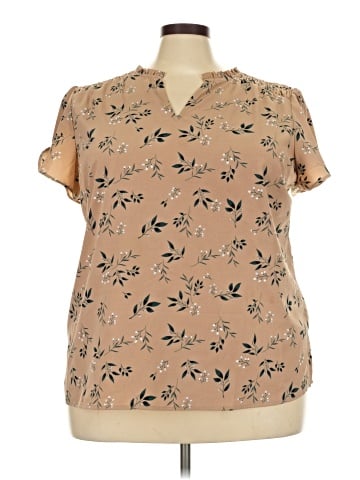 Maurices Short Sleeve Blouse (view 1)