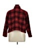 J.Jill 100% Polyester Plaid Red Jacket Size XL - photo 2