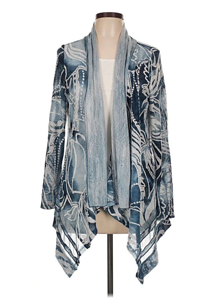 Pre-owned Soft Surroundings Kimono In Blue