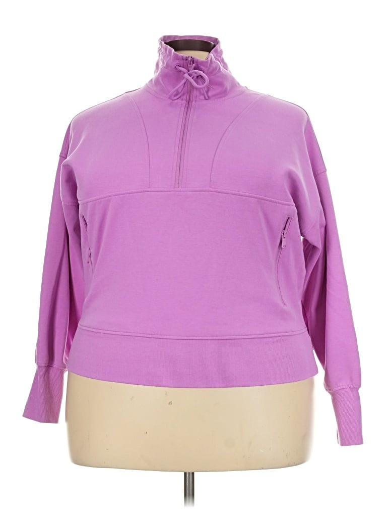 Pre-owned Active By Old Navy Fleece Jacket In Purple
