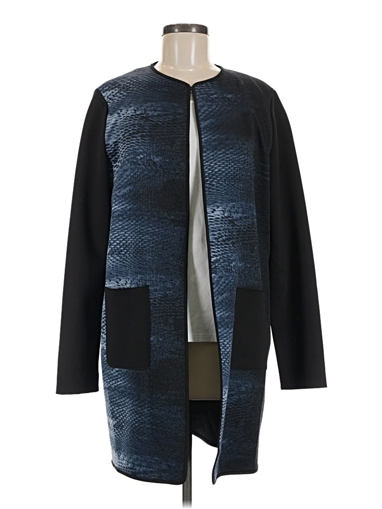 Pre-owned T Tahari Coat In Blue