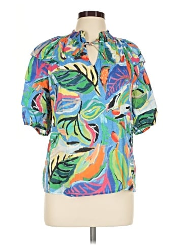 Nic + Zoe Short Sleeve Blouse (view 1)