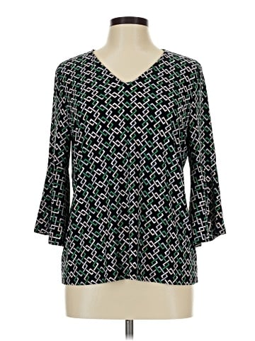 AK Anne Klein 3/4 Sleeve Blouse (view 1)