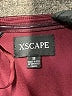 Xscape 100% Polyester Red Burgundy Cocktail Dress Size 8 - photo 4