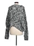 Free People Tweed Gray Pullover Sweater Size L - photo 2