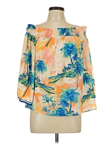 Jealous Tomato 3/4 Sleeve Blouse (view 1)