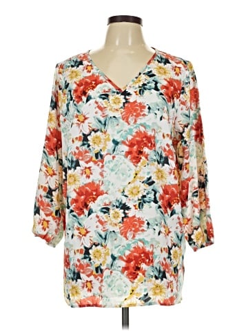 Mario Serrani 3/4 Sleeve Blouse (view 1)