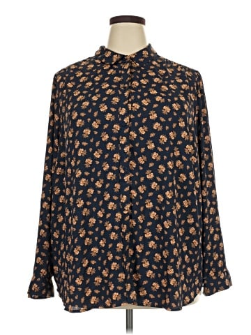 LC Lauren Conrad Long Sleeve Blouse (view 1)