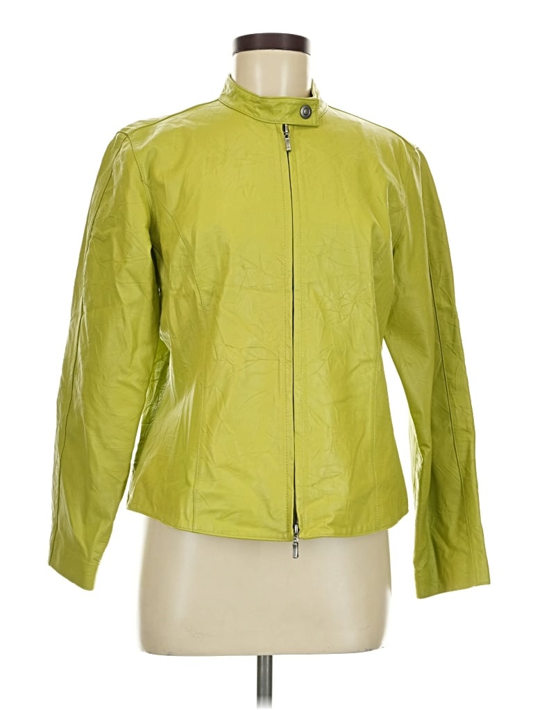 Pre-owned Chico's Raincoat In Green