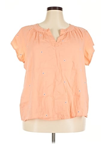 St. John's Bay Short Sleeve Blouse (view 1)