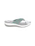 Clarks White Flip Flops Size 9 - photo 1