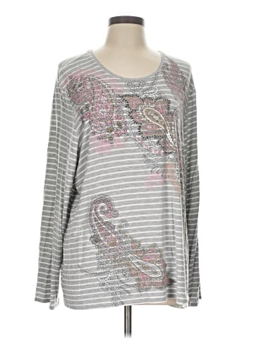 Zenergy by Chico's Long Sleeve T-Shirt (view 1)