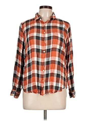 Ann Taylor LOFT Outlet Long Sleeve Button-Down Shirt (view 1)