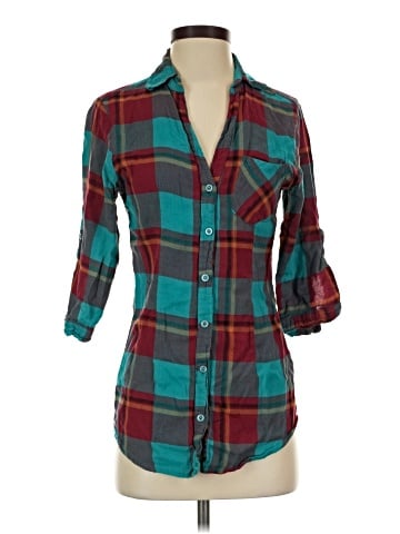 Twik 3/4 Sleeve Button-Down Shirt (view 1)
