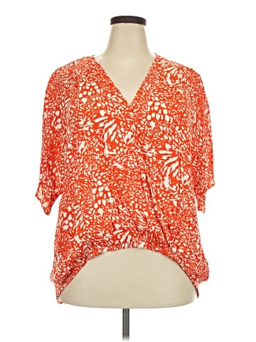 Easel Short Sleeve Blouse (view 1)