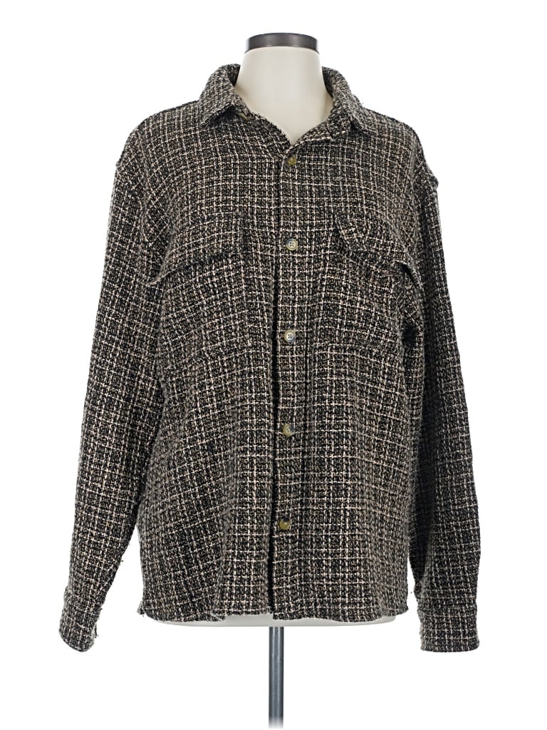 Pre-owned Pacsun Jacket In Gray