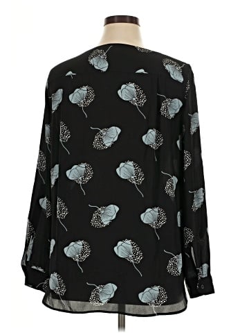 Ann Taylor LOFT Outlet Long Sleeve Blouse (view 2)