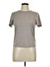 Yogalicious Metallic Gray Short Sleeve Top Size M - photo 1